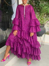 Women's Solid Bold Color Round-Neck Maxi SM-XL