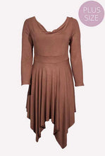 Women's Plus Size Hi-Low Midi Dress 1X2X3X  FREE SHIPPING!