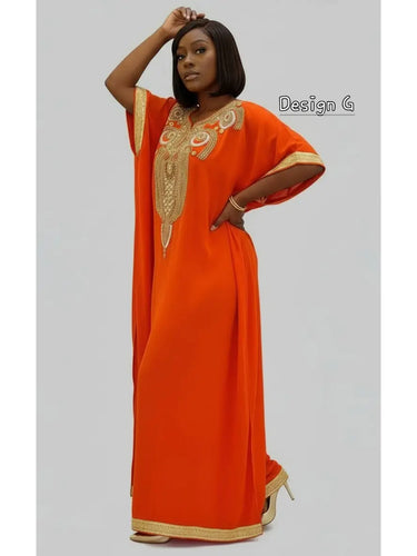 Beaded Kaftan Dress with Embellished Border S-4XL – LSM Boutique's Fashion N Fragrances