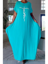 Faith Bubble Jersey Dress One Size fit!