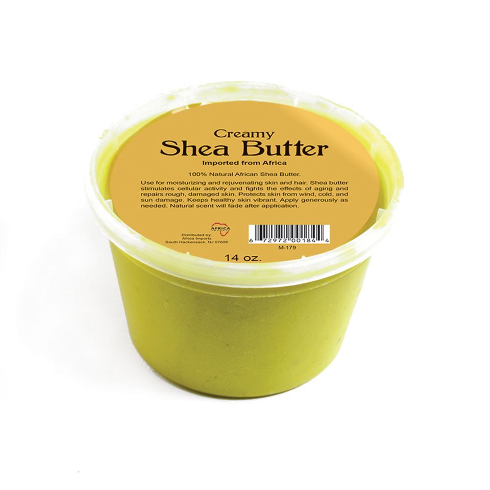 Creamy African Shea Butter: Yellow 14 oz..skin and hair. - LSM Boutique's Fashion N Fragrances