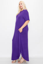 Plus Size Purple Maxi Dress SZ 1X2X3X