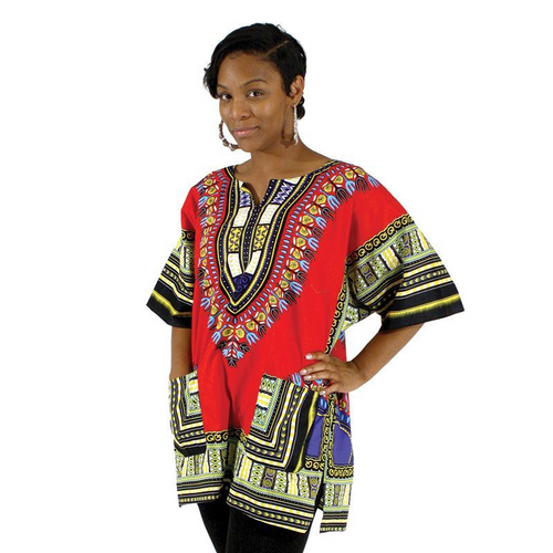 Dashiki Red...stand-out design - LSM Boutique's Fashion N Fragrances